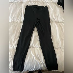 Black Nike leggings with mesh size Medium
